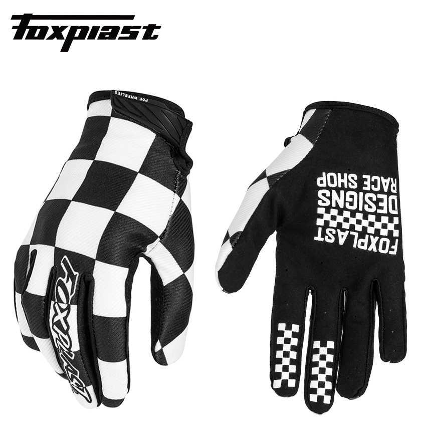 Rowerowe rękawiczki Guantes Moto Modne Rowery Rowery BMX Dirt Rower Motorcycle Races Rękawice Motocross Motorbike Riding Cycling Outdoor Sport L221020