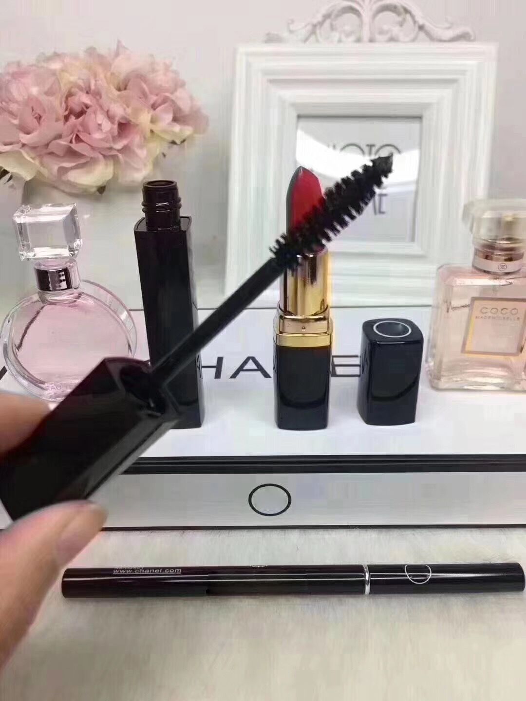 العلامة التجارية 5 في 1 مكياج هدايا مجموعة العطور Cosmetics Collection Holiday Gift Ensemble de Maquillage مقاومة للماء ماسكارا كحل مستحضرات التجميل