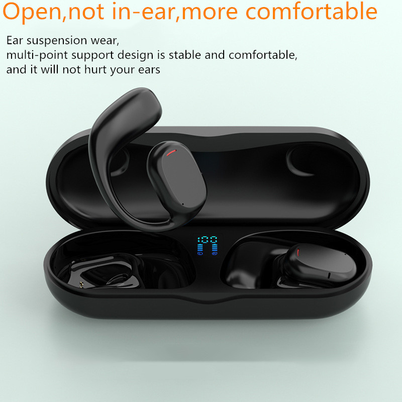 TWS Bluetooth Słuchawki bezprzewodowe wodoodporne stereo zestaw słuchawkowy LED Wyświetlacz