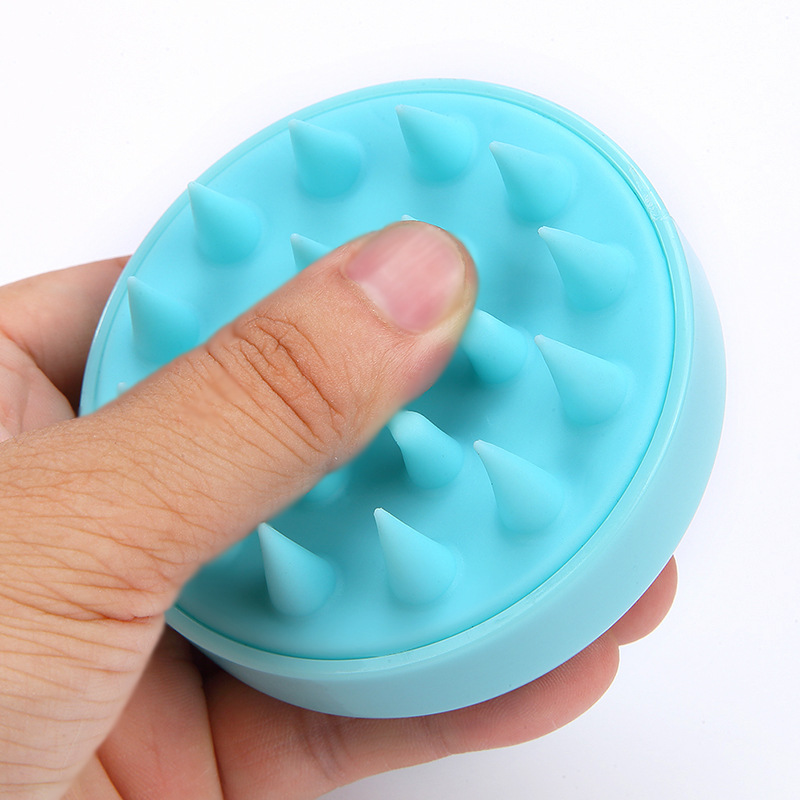 Mini peigne de Massage du cuir chevelu en Silicone, brosses à cheveux magiques, peignes doux, brosse à shampoing, masseur de tête, soins de santé