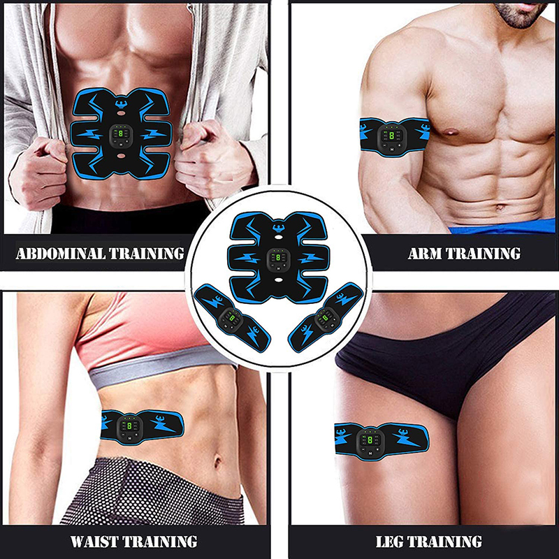 Entraîneurs abdominaux de base Stimulateur musculaire abdominal EMS Entraîneur ABS Électrostimulation Muscles Toner Gymnase à domicile Équipement de fitness Recharge USB Dropship 221020