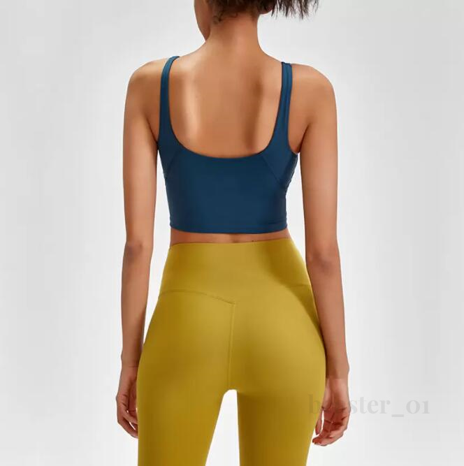 Align Sports Yoga Tanks Soutien-gorge Gym Vêtements Femmes Sous-vêtements Camisoles Camis Antichoc Icône de mode de course Fitness Entraînement U Back S273h