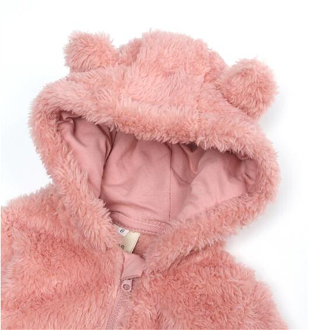 Flanell nyfödda baby rompers tecknad björn spädbarn kostym pojkar jumpsuit övergripande flickor romper höst vinter barn kläder set