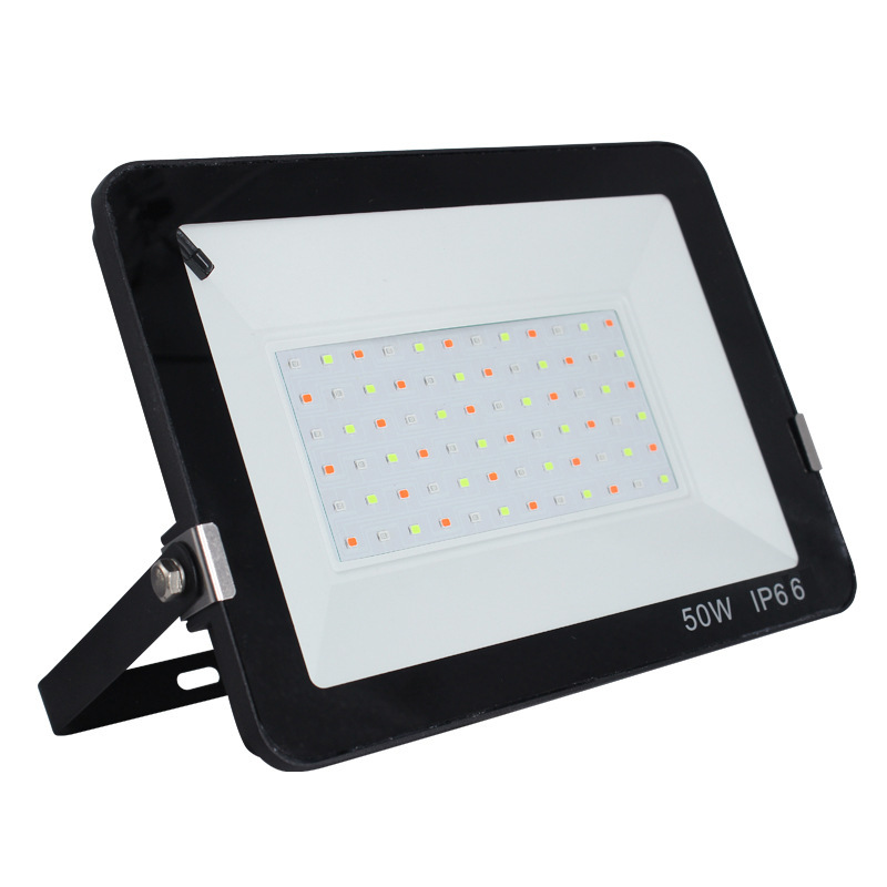 RGB Flood Lights Outdoor Kolny ogród LED Light Light Scena Oświetlenie otoczenia Lampa drzewa Reklama Reklama 220V 110V