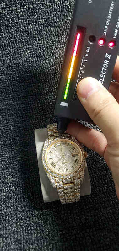 Orologi da polso 2022 Nuovo orologio con diamanti ghiacciati PASS TT ETA 3255 movimento meccanico in oro giallo Scatola da uomo di lusso di alta qualità inc2763