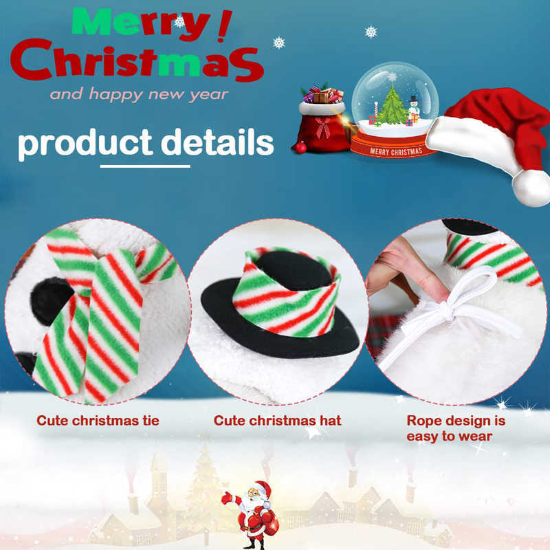 Dog Apparel Benepaw Christmas Dog Sweater Hoodie Flannel Pet Cat Puppy Clothes Antlers Scarf Winter Warm Outfit Hooded Clothing Costume Coat T221020