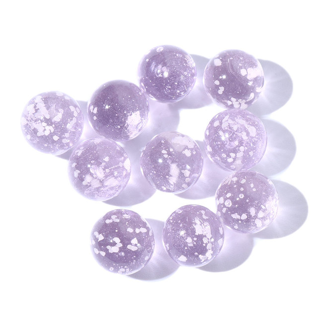 Luminous Glass Balls Children Toys 12mm Cream Console Game Pinball Machine Cattle Small Marbles Pat Toy Beads D23