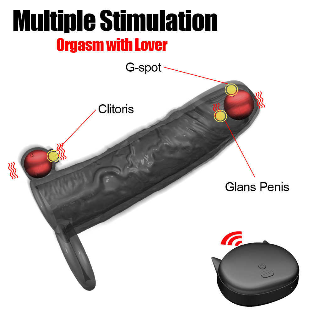 ビューティーアイテムペニスヴィブレレンデがコンドームuitbreiding herbruikbare condoom dildo vibrator extender sleeve erectie dick cock seksspeeltje voor mannen