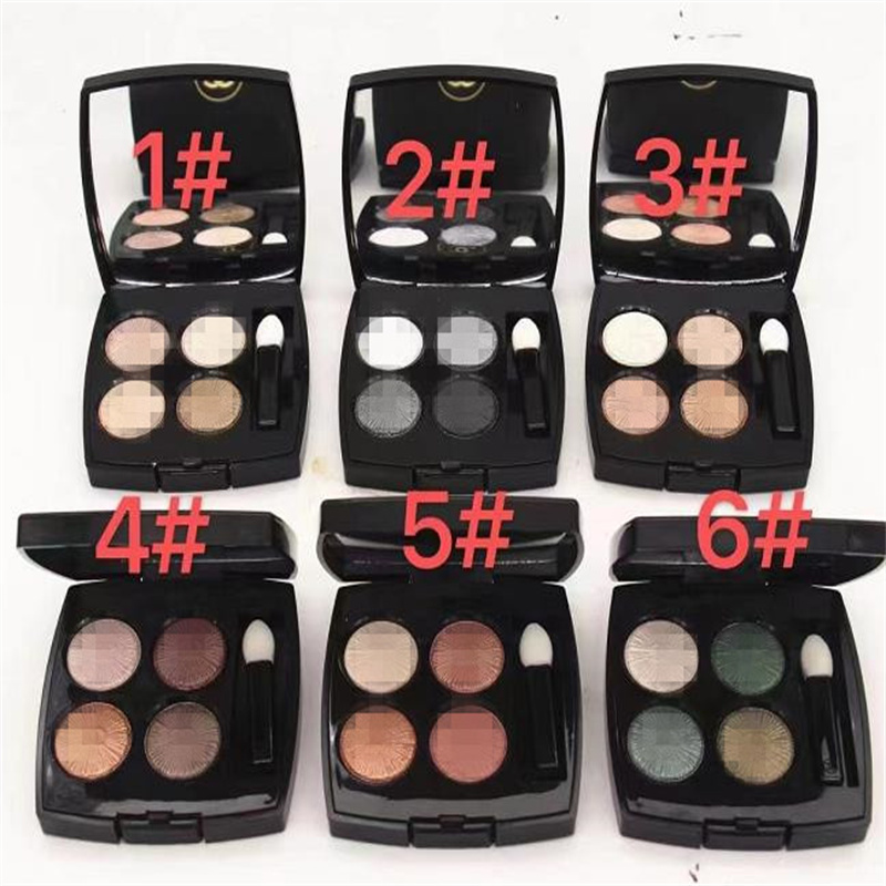 Nytt lyxmärke Makeup Eye Shadow 4 Färger med Brush 6 Style Matte Eyeshadow Shadows Palette och fin kvalitet Fast Ship4548575