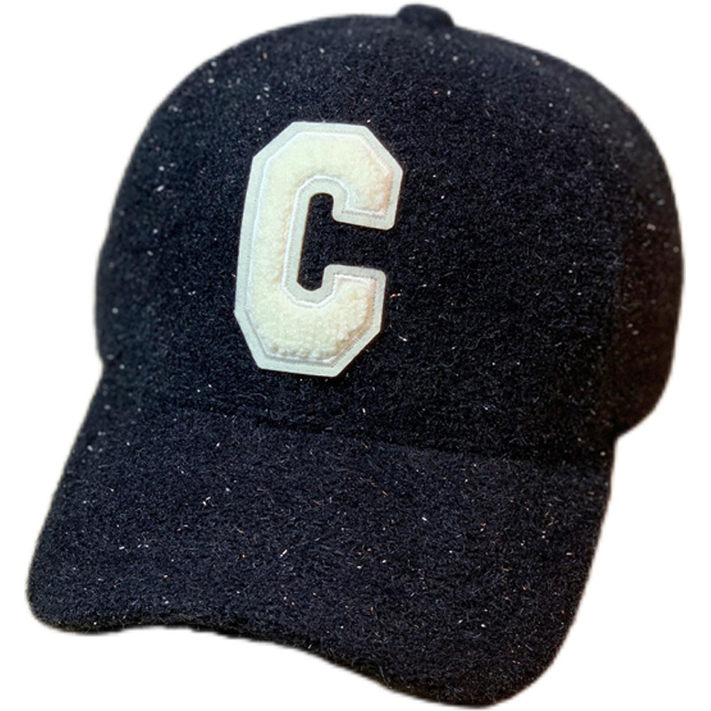 Chapeau de cheveux d'agneau dame automne hiver casquette chaude hommes et femmes casquettes de baseball283w