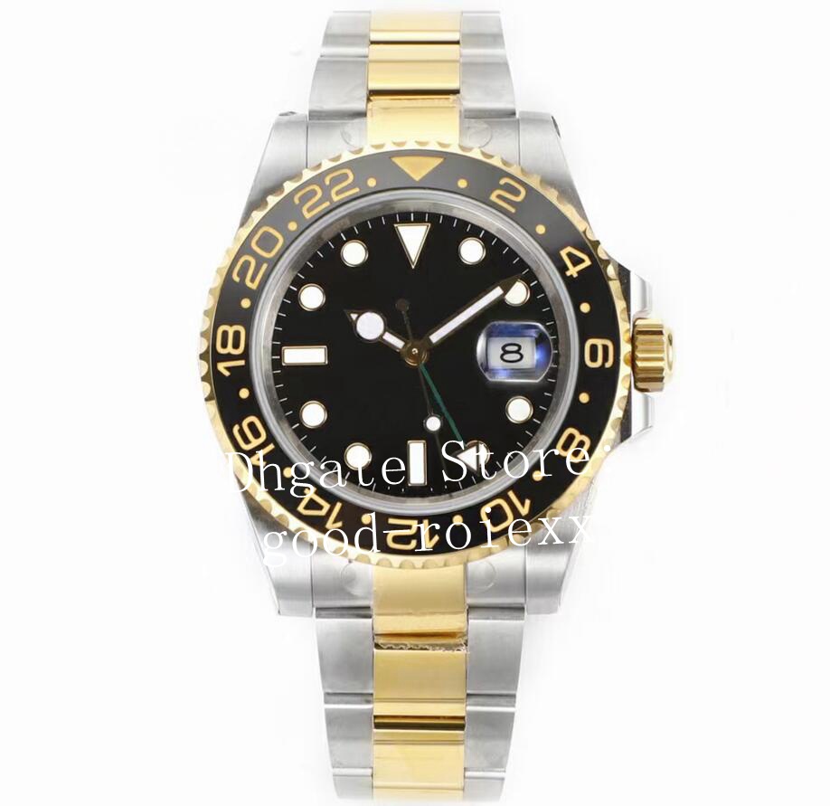 Zegarki dla mężczyzn zegarek Everose Brown Black Ceramic Bezel Automatyczny Cal 3186 Rose Gold 3285 Clean 904L stalowa bransoletka ETA298H