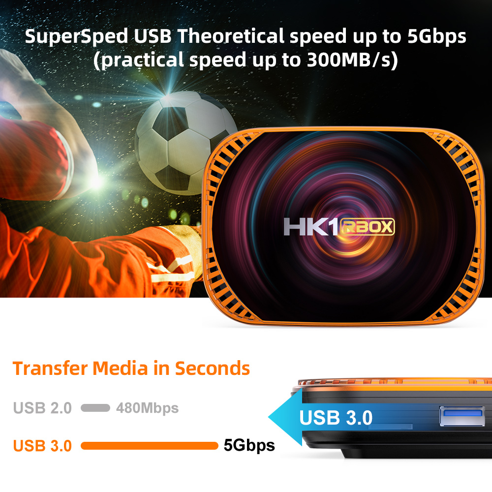 HK1 RBOX X4 Android 11 TV Box 128 GB 64GB 32GB Amlogic S905x4 Media Player 2.4G 5G WiFi BT4.0 1000M