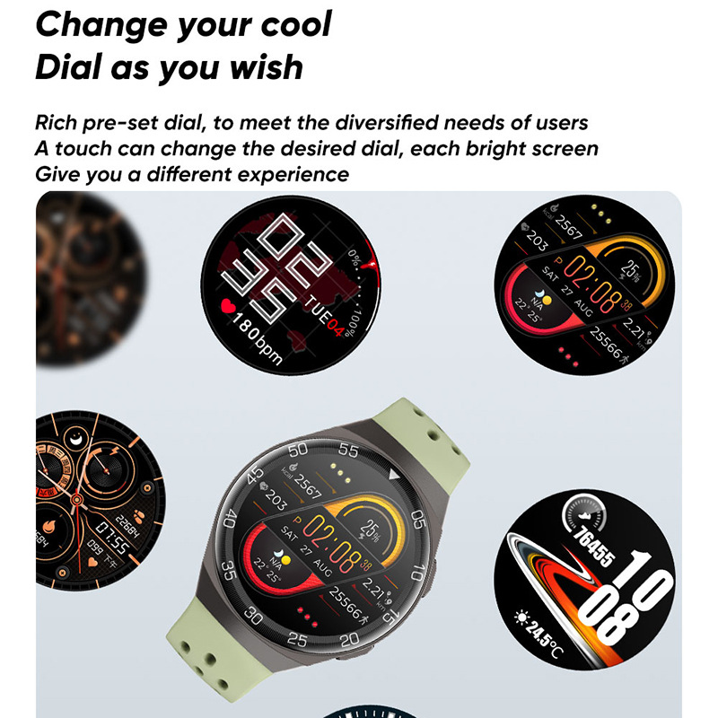 MT68 Smart Watches färgpekskärm Smartwatch för män och kvinnor Sport Mode vattentät klocka