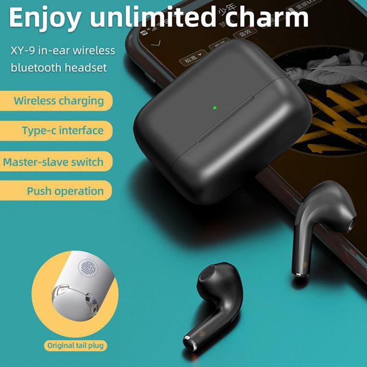 TWS Bluetooth Earphone Headphones 5.0 Wireless Earbuds Hi-Fi Life Waterproof Headset with Wireless Charging for All Phone In-Ear