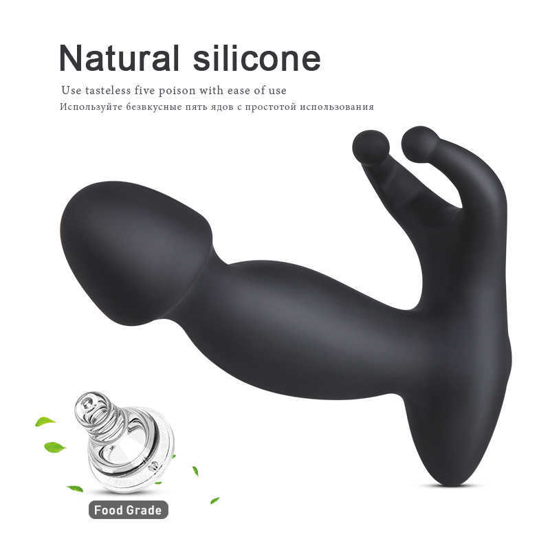 Skönhetsartiklar zatyczki analne wibrator dorose zabawki erotyczne dla mczyzn masturbacja prostaty masa odbytu stymulacja wibratory w formie sztucznego czonka