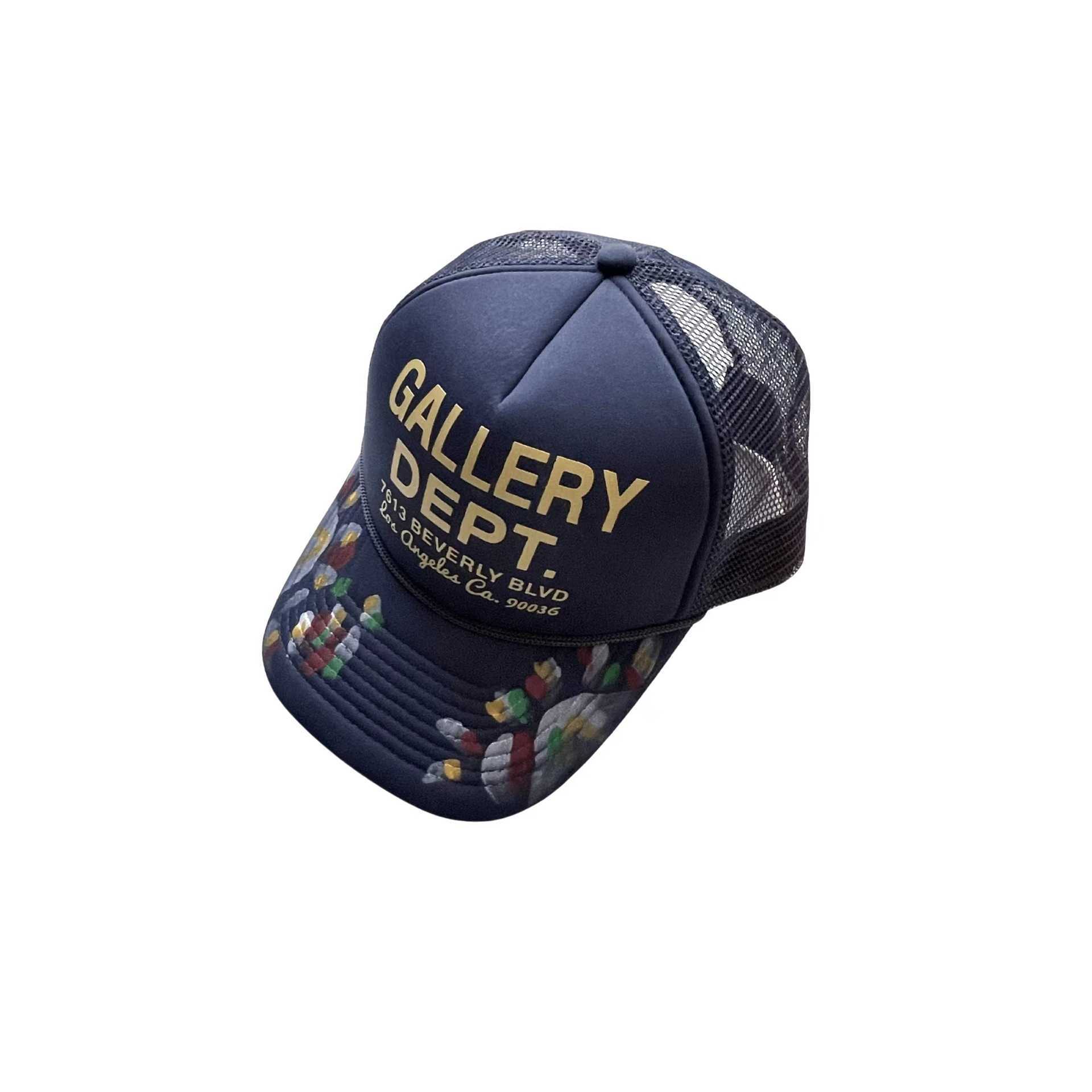 Ball Caps American Fashion Brand Galleryes Graffiti Letters Baseball Sun Visor Duck Język zakrzywiony rdzeń i kobiety206m