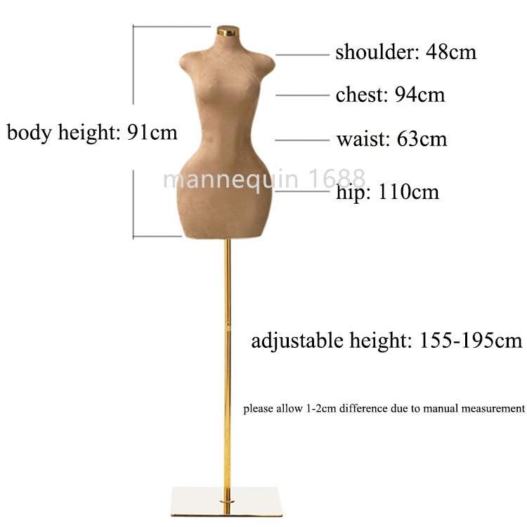 Nouveau Design Européen et Américain Fat Mannequin Plus La Taille Femme Mannequins Moitié Du Corps Vêtements Affichage Grandes Hanches Sexy Femme Modèle Mannequin Poupée