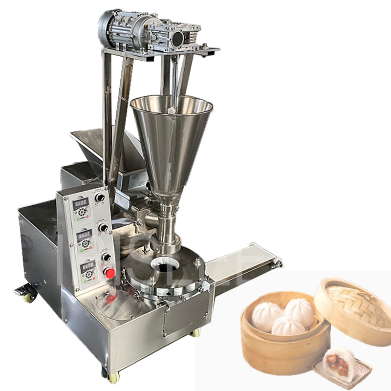 Otomatik buğulanmış doldurulmuş çörek momo yapım makinesi xiaolongbao baozi üreticisi momo üreticisi