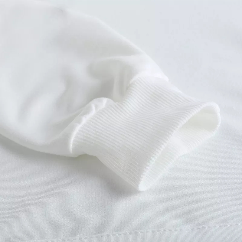 USA: s lager sublimering tomma vita hoodies för män kvinnor vuxna mjuk långärmad skjorta med mössa diy tryckfest hem klädtröjor 25 st/fodral blandade storlekar
