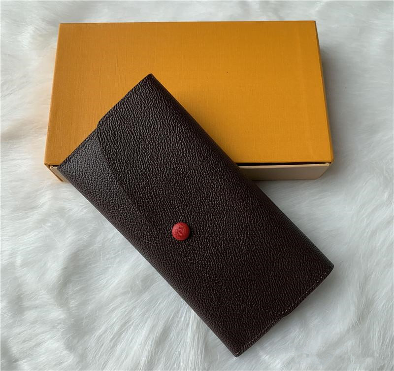 2022 Nya kvalitetsdesigners plånböcker Korthållare Frankrike Paris Plaid Style Luxurys herr designer kvinnor plånbok med låda