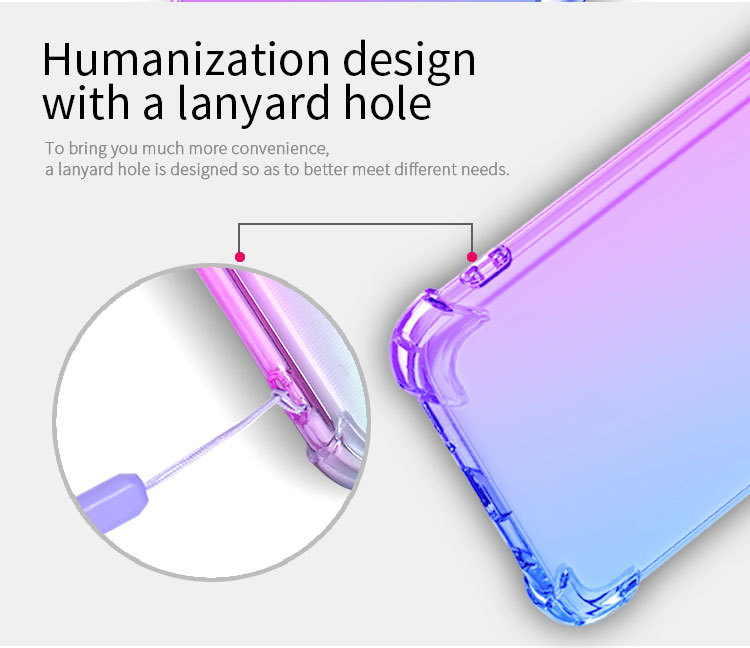 Handyhüllen für Google Pixel 7 6 6A 5A 5 4 Pro XL 5G Gradient Gasbag Airbag stoßfeste Hülle