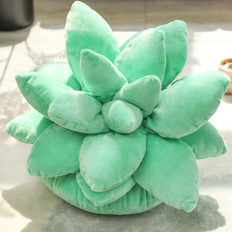 Creative Simulation Succulents Pillow Potted Plush Toys Succulent Doll Sofa Decorative Cushion Home Decoration Children Adult D25