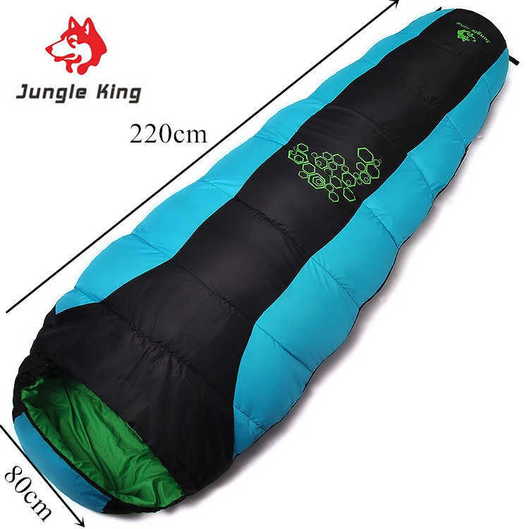 Sleeping Bags JUNGLE KING CY0901 Camping Sleeping Bag Lightweight Waterproof 4 Season Warm Cotton Sleeping Bags for Outdoor Traveling Hiking T221022