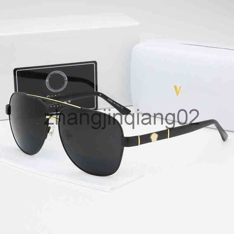 Designer Versage Sunglass Cycle Luxurious Fashion Eyewear Metal Trend Colorful Mens And Womens Vintage Baseball Sport Retro Toad S203l