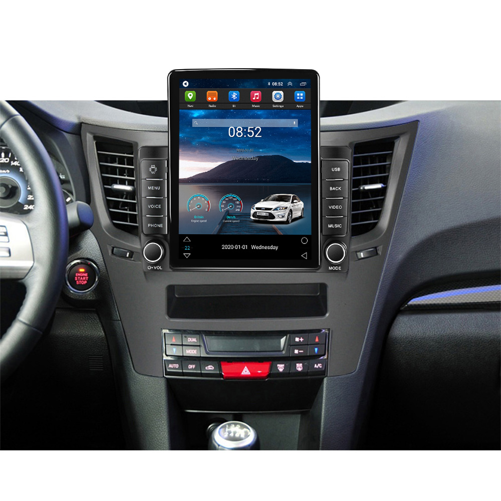 Android 11 Lettore Autoradio dvd Subaru Outback Impreza Legacy 2009-2014 LHD Multimedia Tesla Vetical Schermo GPS Stereo BT