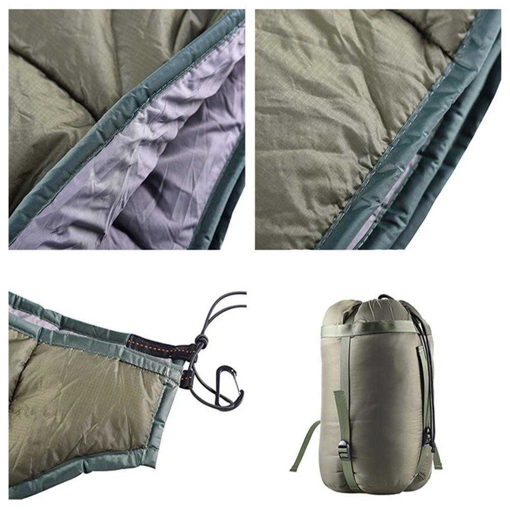 Sacs de couchage Gardez au chaud Sac de couchage ultra-léger Camping en plein air Sous-couette Portable Hiver Chaud Sous Couette Couverture Coton Lazy Bag T221022