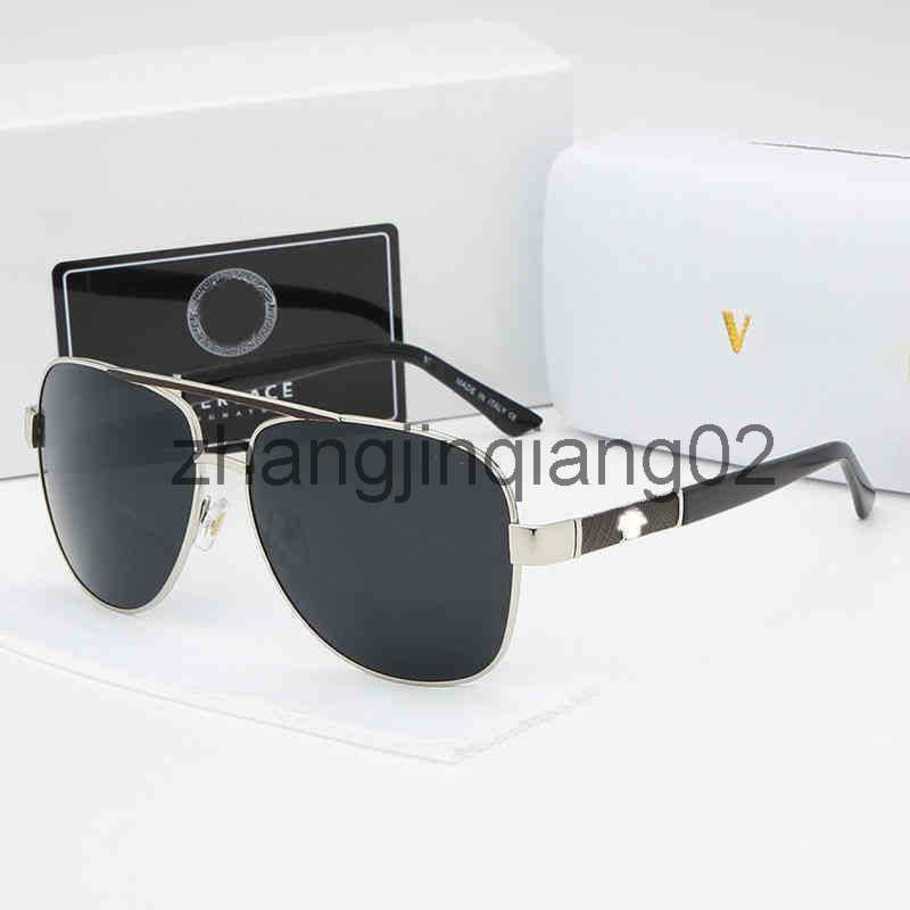 Designer Versage Sunglass Cycle Luxurious Fashion Eyewear Metal Trend Colorful Mens And Womens Vintage Baseball Sport Retro Toad S203l