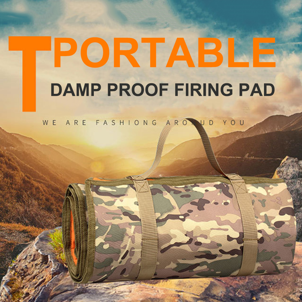 Outdoor Pads Camping Hunting Training EDC Tactical Shooting Cleaning Mat Roll-Up Picnic Blanket Gun Rifle Accessories 221021