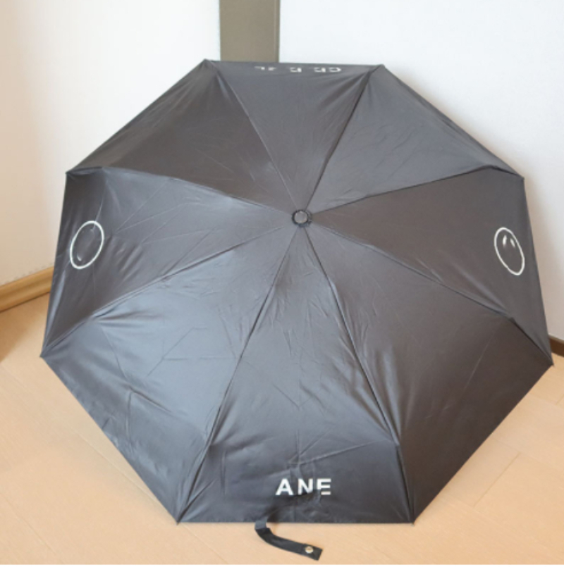 Designer -Regenschirme Klapperre Regengetriebe Schreiben Muster elegantes Geschenk8449297