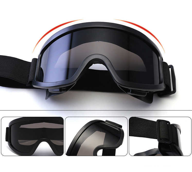 Ski Goggles Winter Snowboard ing Glasses Outdoor Sport Windproof Eyewear Big Frame Climbing Hiking Polarized Goggs for Men Women L221022