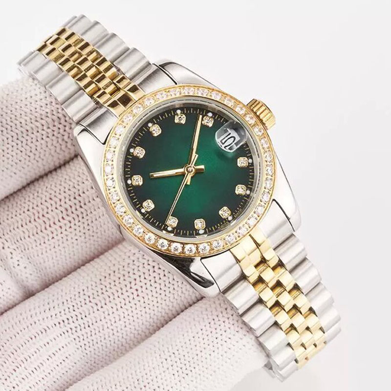 Woman Designer Watch Automatic Diamond Relojes de Lujo Watches 904l rostfritt stålimitation Montre Luxe 36 41mm vattenbeständig 322y