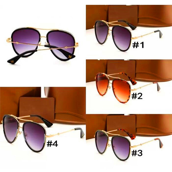 Luxury Classic Pilot Sunglasses Designer Brand Mens Womens Sun Glasses Eyewear Metal Glass Lenses 270C