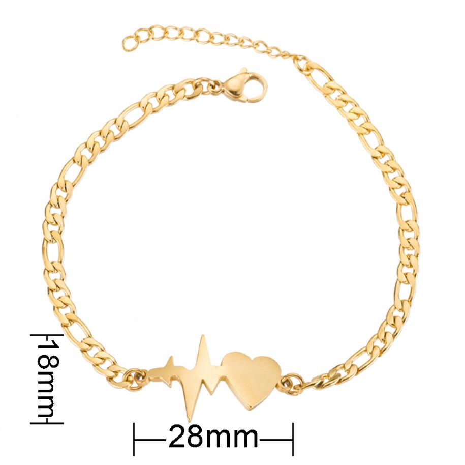 Bracelets de a￧o inoxid￡vel Bohemia Elefante Star Butterfly Lua Pingente Pingente Fashion Charms Bracelet for Women Jewelry Party Mum Mother's Gifts