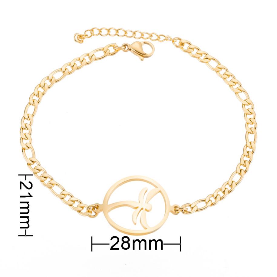 Bracelets en acier inoxydable Sexy mode tendance bohême chaîne éléphant papillon étoile lune aime Bracelet pour femmes bijoux cadeaux