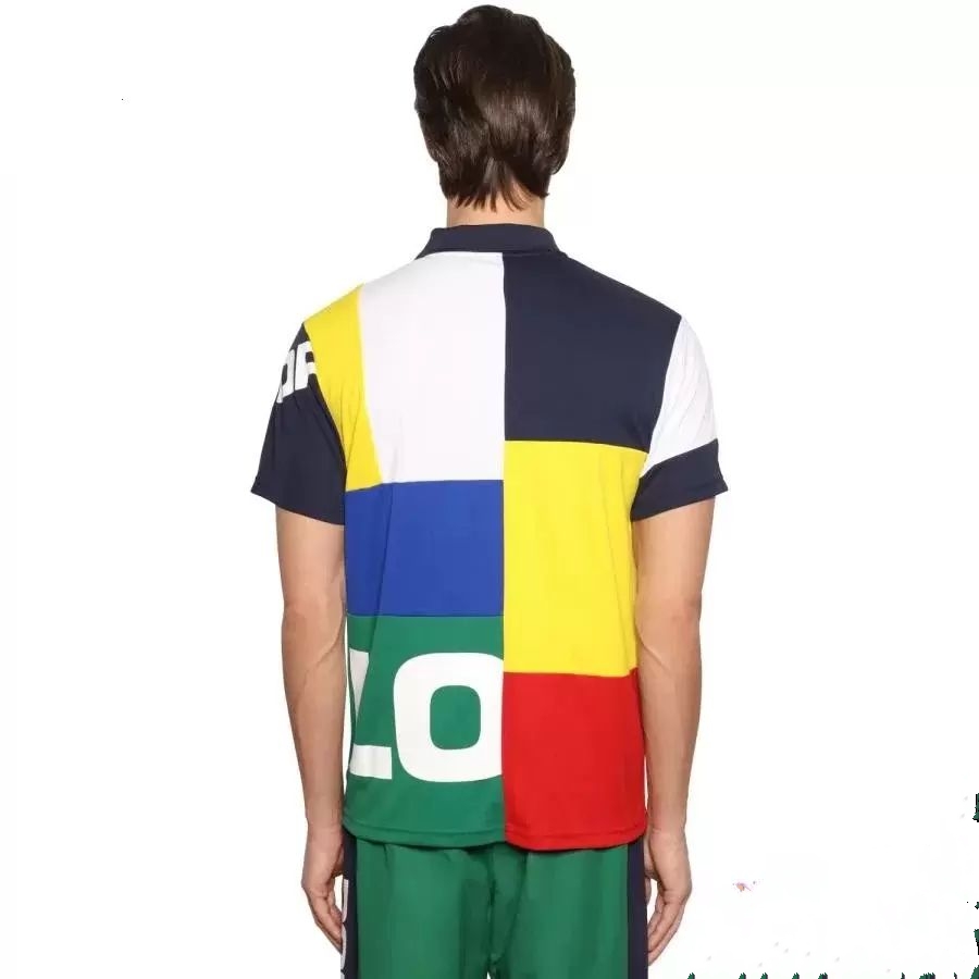 Polos T-Shirt مصمم الأكمام القصيرة الصيف 2022 New Polo Shirt راقية أزياء عارضة أزياء يصرخ من طية صدر السترة 100 ٪ من القطن S-5XL