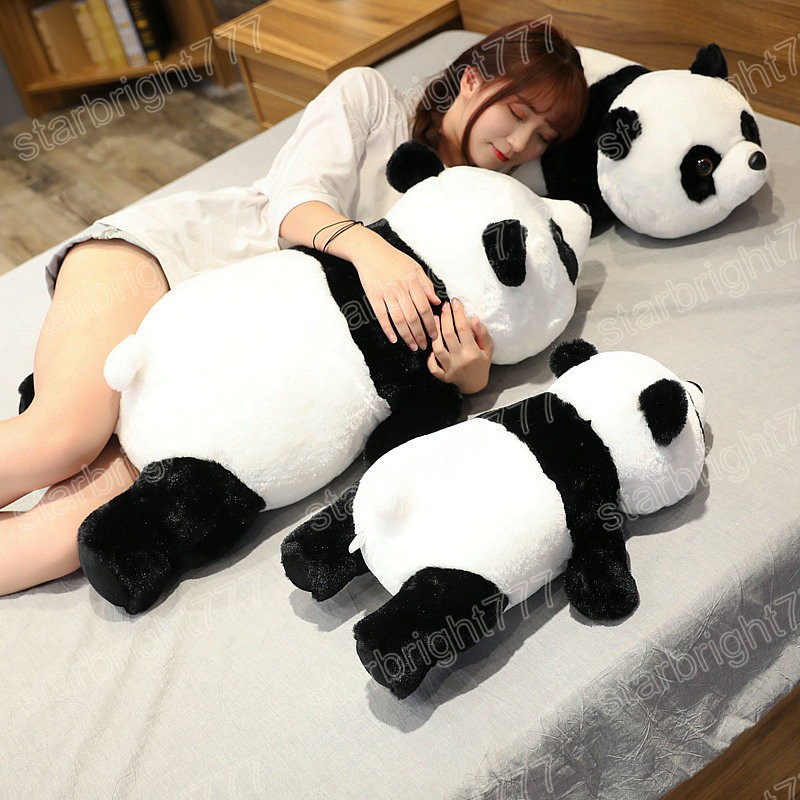 50 cm Carino Cina Panda Peluche Bambini Farcito Aniaml Orso Bambini Bambola Morbido Cartone Animato Cuscino Il Sonno Regalo di Compleanno le Ragazze