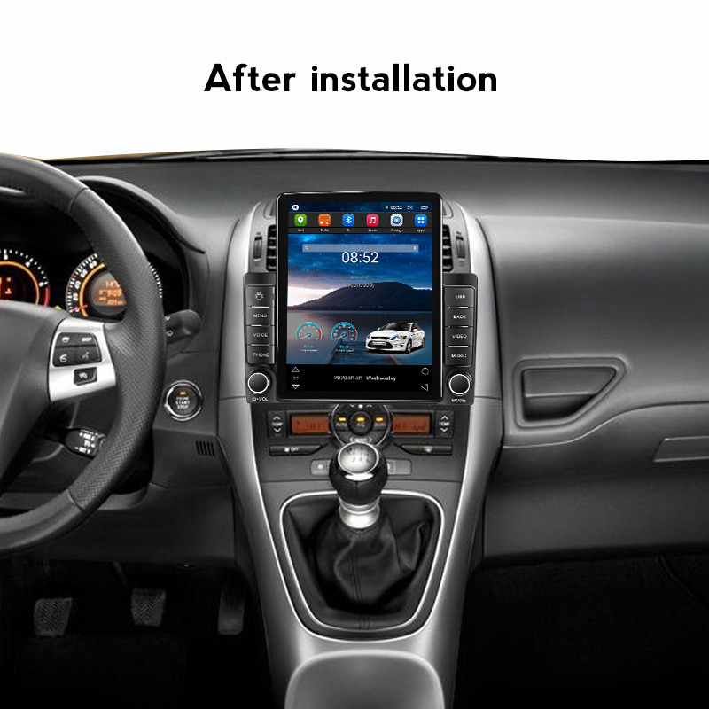 CAR DVD 2 DIN Player Multimedia GPS 2Din Android Auto Radio stereo dla Toyota Auris E150 2006 -2012 Tesla Style Carplay Autoradio