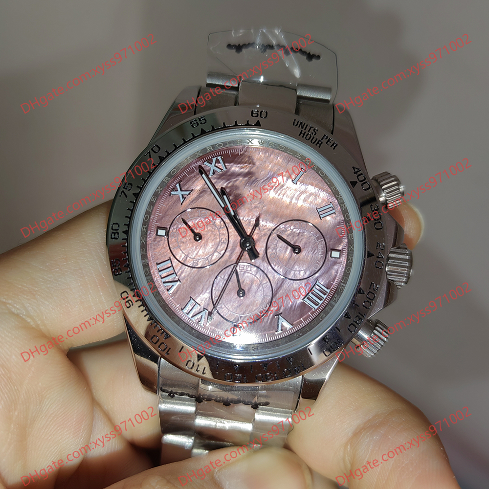 Orologio da uomo modello 10 m116509 quadrante meteorite da 40 mm orologio da polso con diamanti neri cinturino in acciaio inossidabile senza cronografo 2813 sportivo A281a