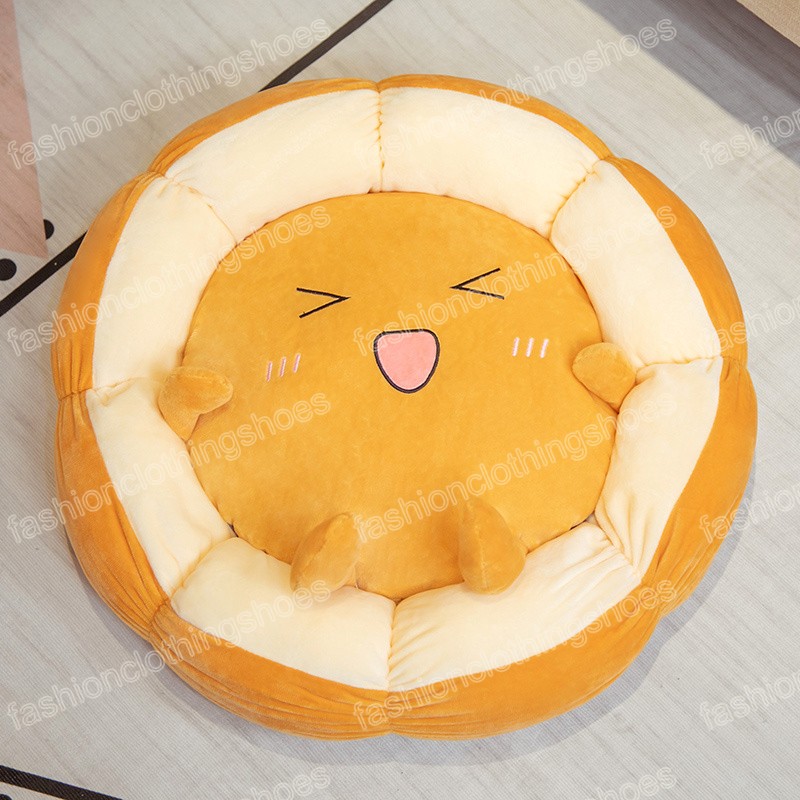 40-50 cm Kawaii pain en peluche oreiller doux sol coussin de siège décoration créative mignon bébé petite amie cadeau d'anniversaire