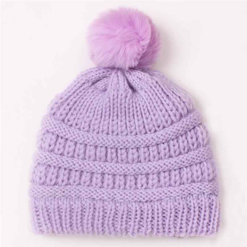 Baby beanie hatt stickning barn stickade tjej hattar barn vinter sm￥barn m￶ssa