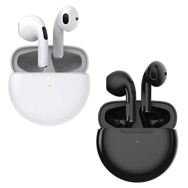 Bluetooth oortelefoons pro6/pro8S ruisonderdrukking draadloos in oor headset met microfoon aanraakbediening stereo oortelefoon