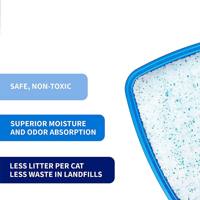 Wholesale custom white silicone cat litter manufacturers direct sales