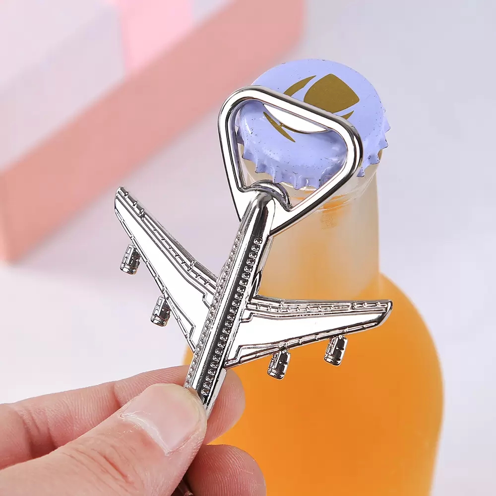 Ouvre-avion avion porte-clés ouvre-bière avion forme bières porte-clés anniversaire fête de mariage cadeau avion porte-clés