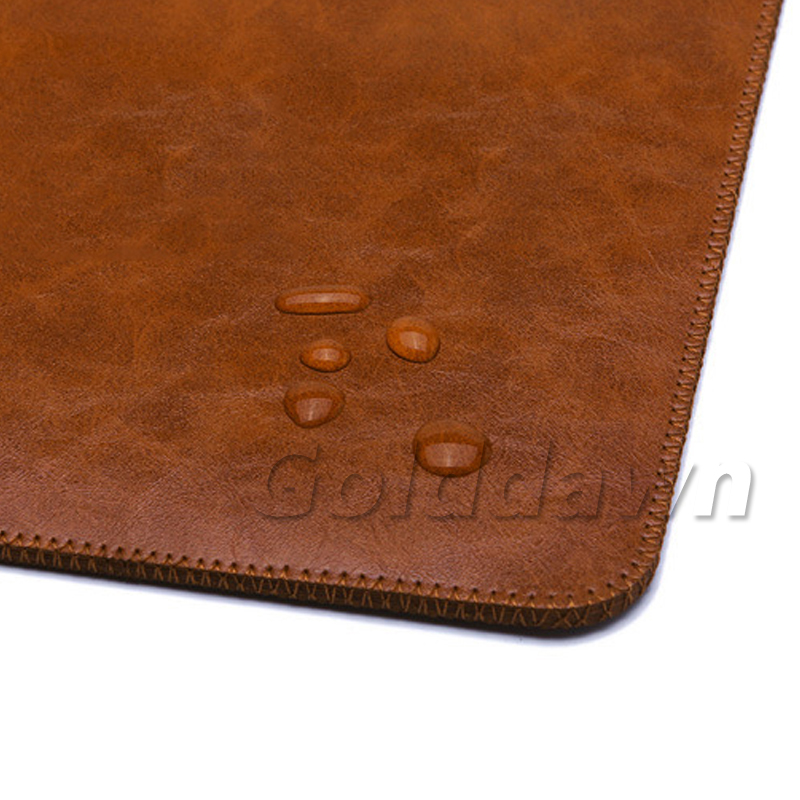 Estojo Retina de luxo Bolsa de dois andares com bolso para bolsas de laptop Capa protetora de couro PU para Apple MacBook air 11 12 13 15 polegadas