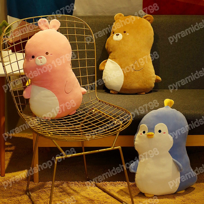 45 centimetri Kawaii Dinosauro Pinguino Coniglio Peluche Cuscini Carino Orso Bruno Peluche Cuscini Bambole Morbide I Bambini Ragazze Regalo