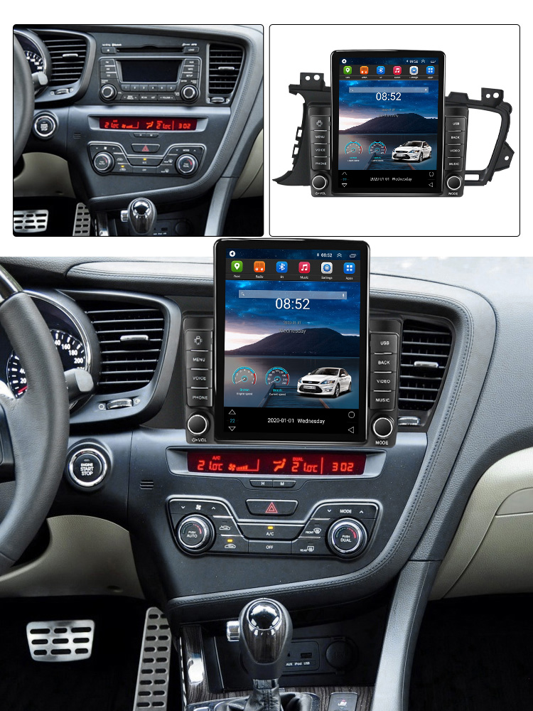Android 11 voiture dvd Radio stéréo lecteur 2Din pour Kia Optima 2011- 2015 multimédia vidéo 4G GPS Navigation Carplay tête unité